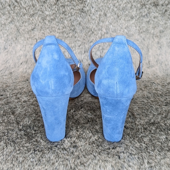 Tabitha Simmons Petra Denim Kidsuede Heel Women's 6 - Picture 7 of 11